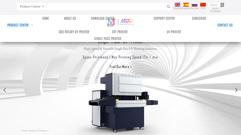 UV Printer | Textile Printer | DTF System | Eco Solvent Printer Reliable Manufacturer & Supplier