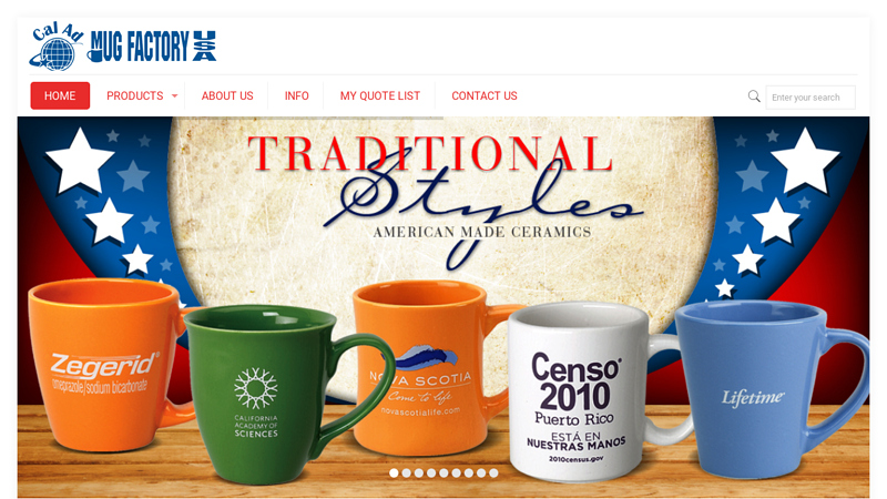 American Made Ceramic Manufacturer. Made in USA Mugs