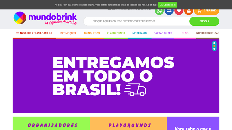 Loja de Artigos Infantis Online | Descontos em Playgrounds, Casinhas, Brinquedos e muito mais...