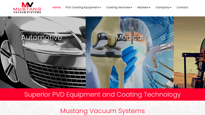 Mustang Vac - PVD Coating Technology, Equipment