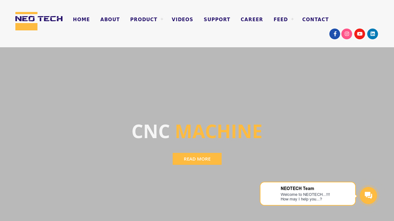 CNC Machine Manufacturer in Rajkot, Gujarat(India) | NEO TECH