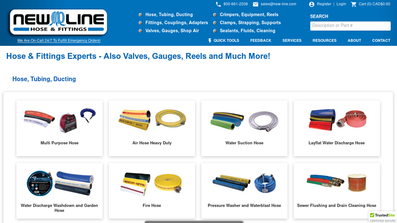 New-Line Hose and Fittings - Talk To A Hose Expert Today