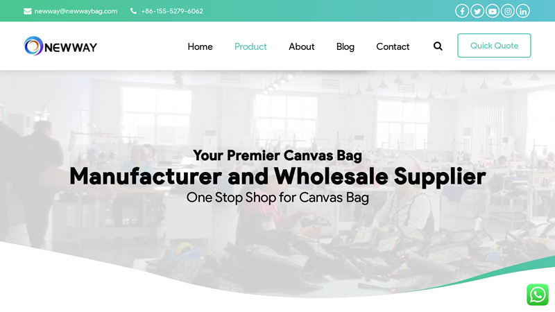 Image of Best Canvas Bags Manufacturers and Suppliers China