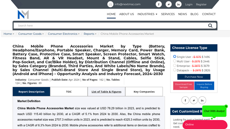 Image of China Mobile Phone Accessories Market Analysis | 2024-2030