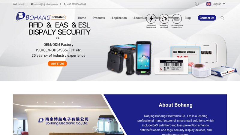 Electronic Article Surveillance Systems Manufacturers, EAS Security Tags, Display Security - Bohang Anti Theft System