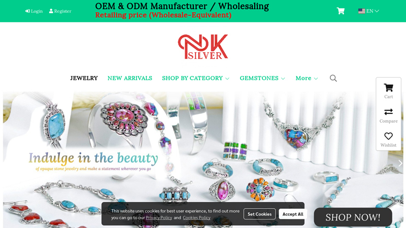 Image of High-Quality Jewelry Manufacturer from Thailand | N.K Silver