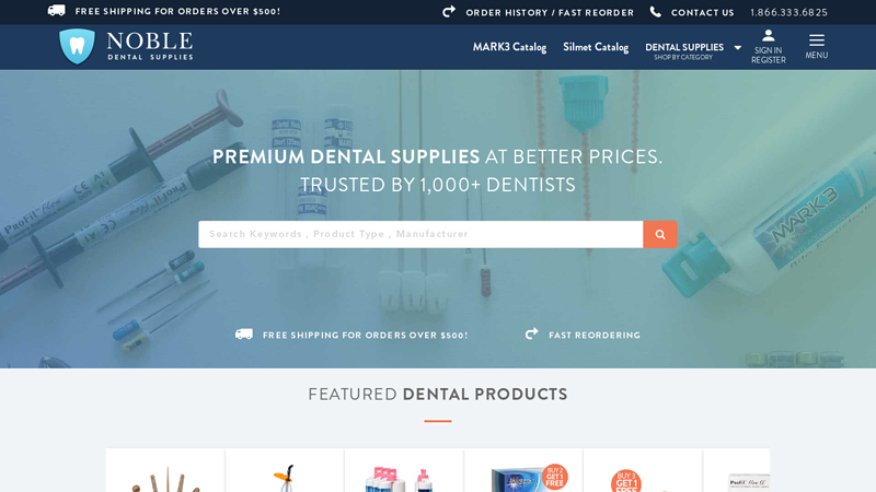 Online Dentistry Products Store | Noble Dental Supplies | Updated 2023