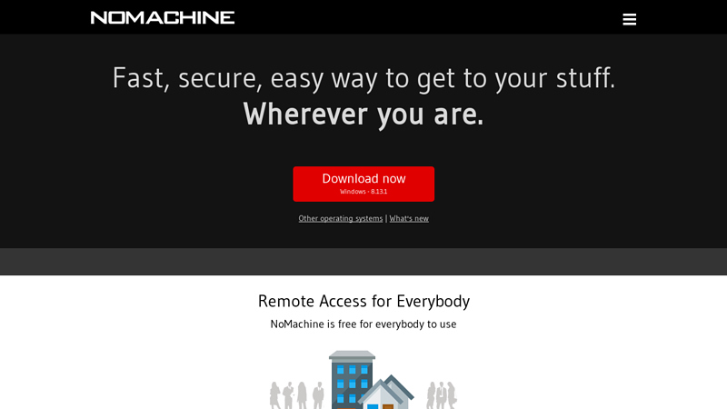 NoMachine - Free Remote Desktop for Everybody