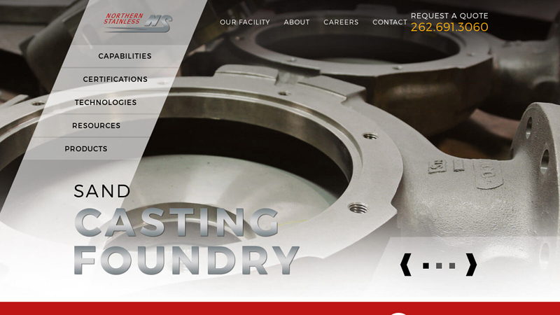 Stainless Steel Foundry Pewaukee, WI | Steel Castings Companies | Metal Casting Manufacturers | Cast Alloy Supply | Northern Stainless Pewaukee, Wisconsin