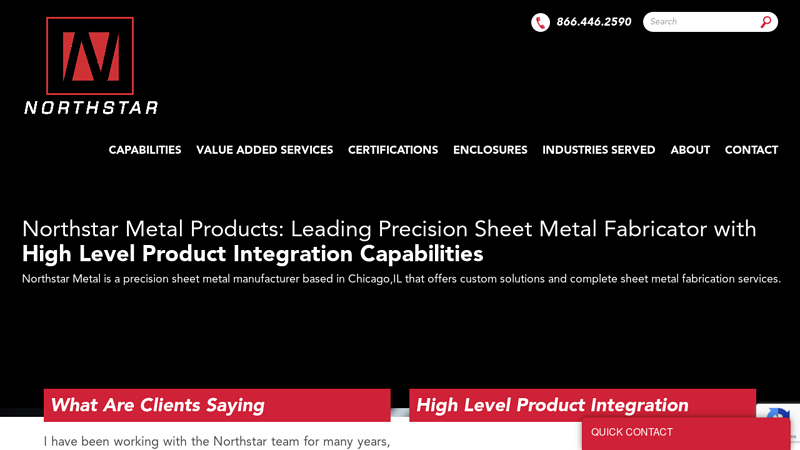 Sheet Metal Fabrication Specialists | Northstar Metal Products