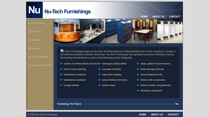 NY, NJ Contract Library Furniture, Wood & Steel Shelving, Architectural Millwork | Nu-Tech Furnishings