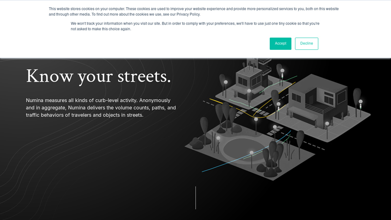 Numina | Know Your Streets - Multimodal data for urban planners & facilities managers