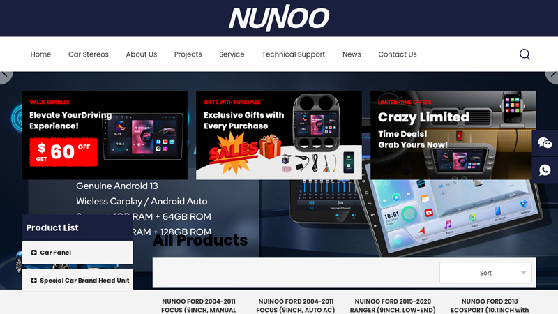 Leading provider of automotive navigation and audio-video solutions C NUNOO