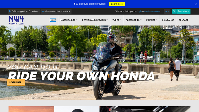 Buy Motorcycle & Scooter in London | Repair & MOT | NW4 Motorcycles