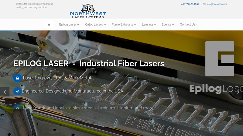 Northwest Laser Systems | Epilog Laser machine distributor in Washington and Oregon. Located in Kent, Washington