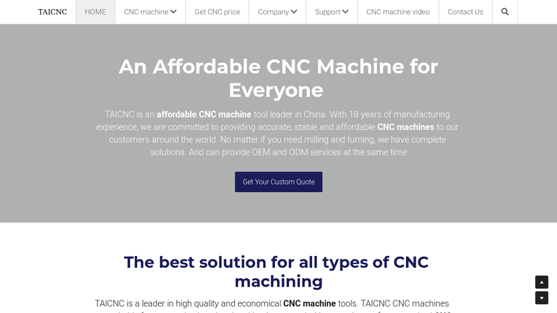 Best Affordable CNC Machine & Mill Manufacturers | TAICNC