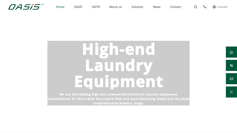 Washer Extractor_Industrial Washer_Vended Laundry Equipment_Dry Cleaning Machines-Jinan Oasis Dry Cleaning and Laundry Equipment Co., Ltd.