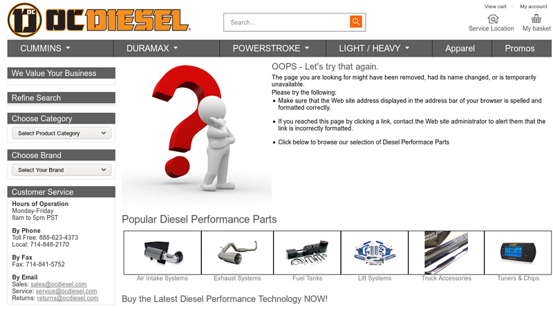 Diesel Performance Parts for Dodge Cummins Ford Powerstroke GM Duramax Trucks