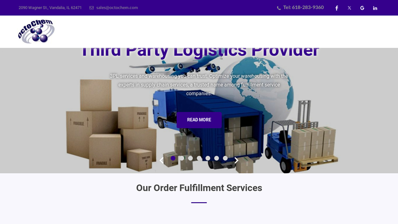 Product and Order Fulfillment Services Company | OctoChem, Inc.