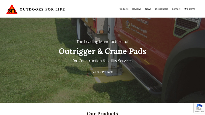 Outrigger Pads & Crane Pads - Outdoors For Life