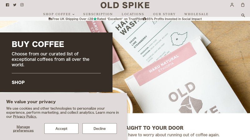 Old Spike Roastery - where speciality coffee ends homelessness