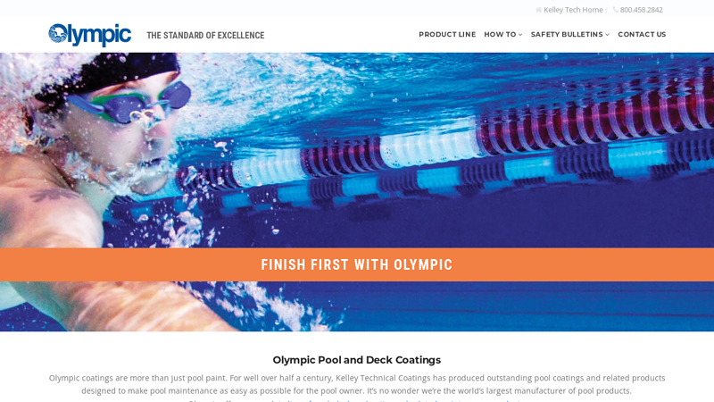 Olympic Pool Paint and Deck Coatings - Olympic Pool Paint