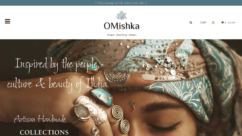 OMishka - Beautiful Artisan Handmade Jewellery, Clothing & Textiles