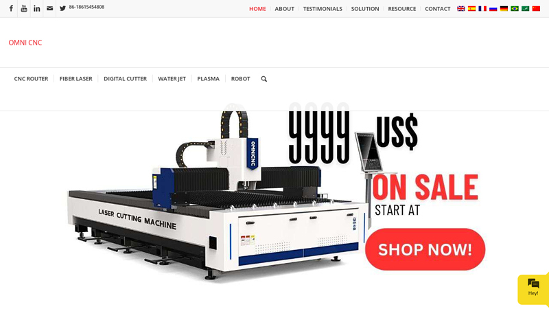 No. 1 CNC Cutting Machine Manufacturer in China | OMNICNC