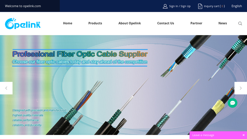 Image of Fiber Optic Products Manufacturer Wholesale Supplier China | OPELINK