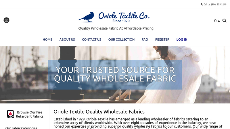 Oriole Textile | Quality Wholesale Fabrics