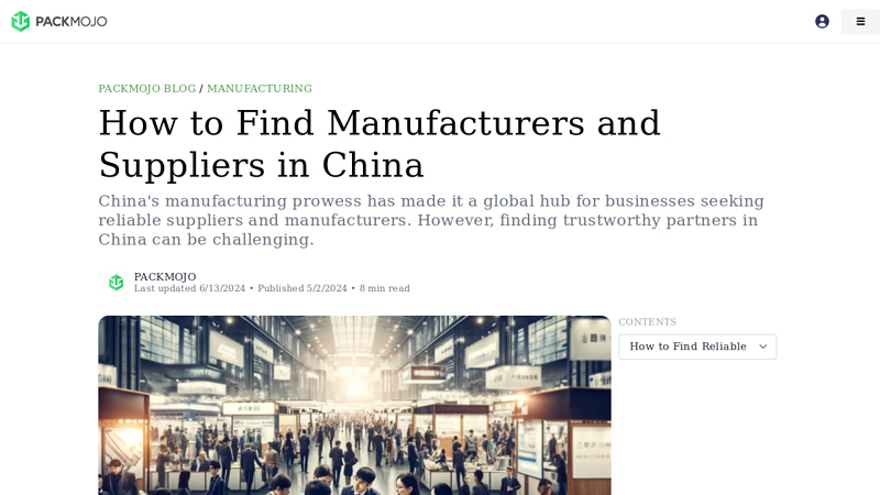 Image of How to Find Manufacturers and Suppliers in China