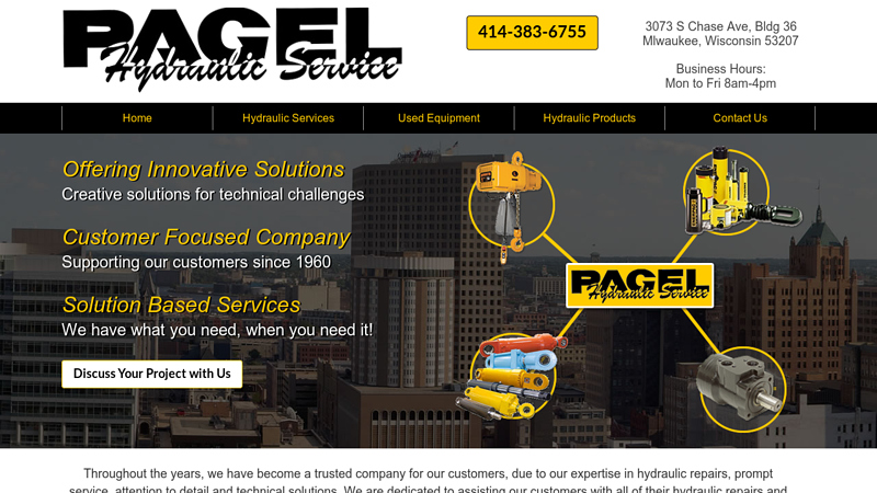 Pagel Hydraulic Services, Milwaukee Wisconsin|Hydraulic Repairs, WI