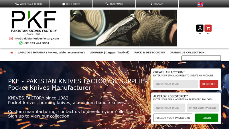 PKF - Pakistan Knives Factory - Pakistan Knives Factory