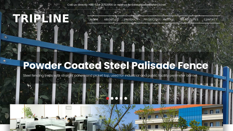 Palisade Fence Supplied in Sets: Palisade Fencing Panels, Gates, Security Toppings