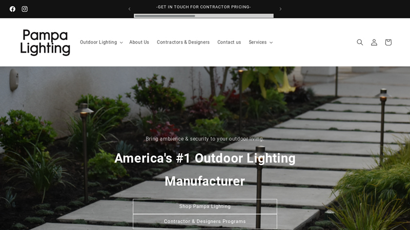 Pampa Lighting Outdoor Lighting Wholesaler C Pampa Lighting LLC