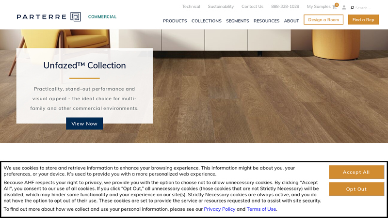 Commercial Flooring | LVT Flooring | Engineered Wood Flooring | Parterre