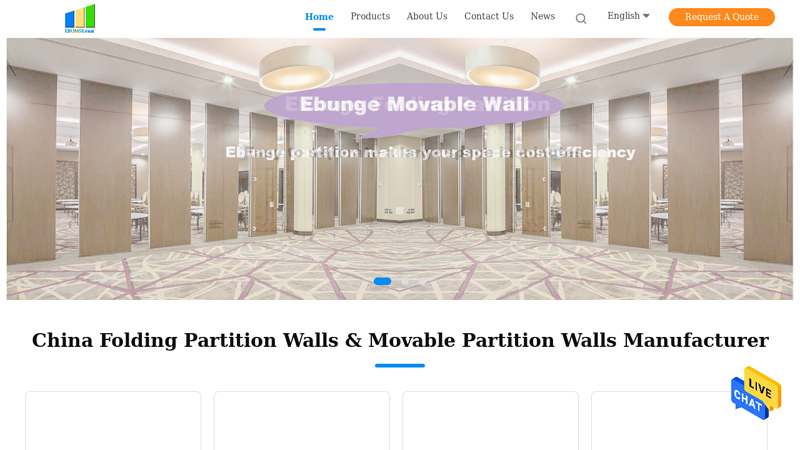 Quality Folding Partition Walls & Movable Partition Walls factory from China