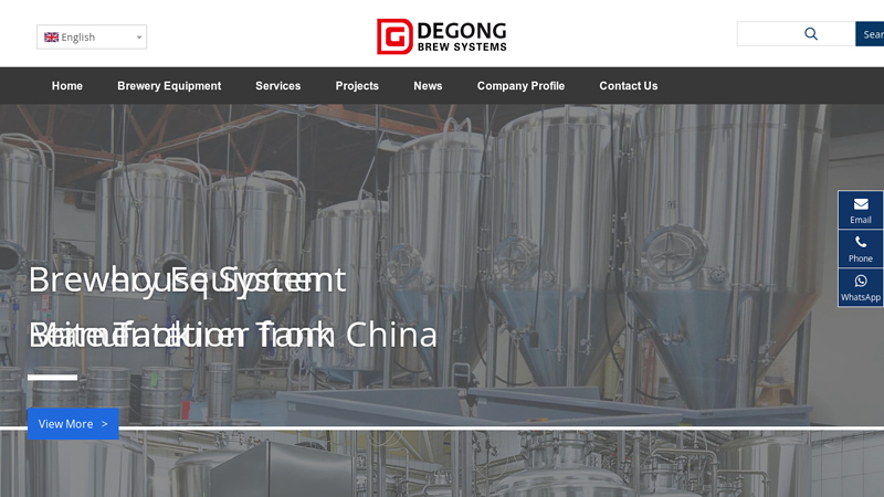 Commercial Microbrewery, Brewing Systems & Equipment - DEGONG