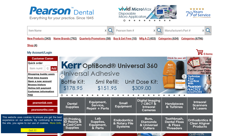 Dental Supplies, Equipment, Service, Technology | Pearson Dental Supply