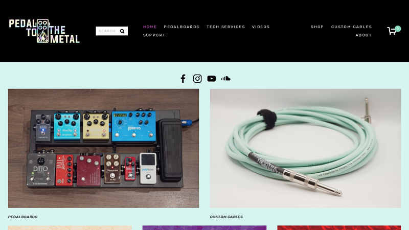 Pedal To The Metal Music | Custom Pedalboard Builds and Setups.