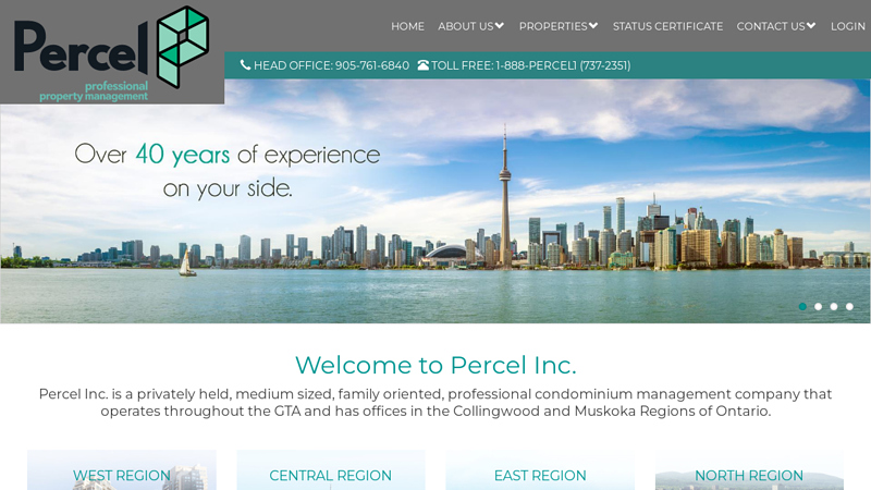 PERCEL INC. Professional Property Management serving Condominiums in the Greater Toronto Area, Collingwood, Blue Mountain and Muskoka, Ontario - VICommunity | VIManager