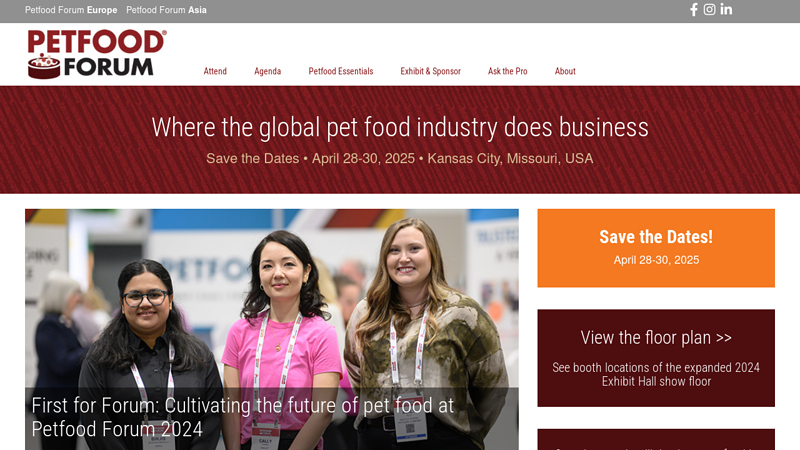 Petfood Forum: The global event for the pet food industry