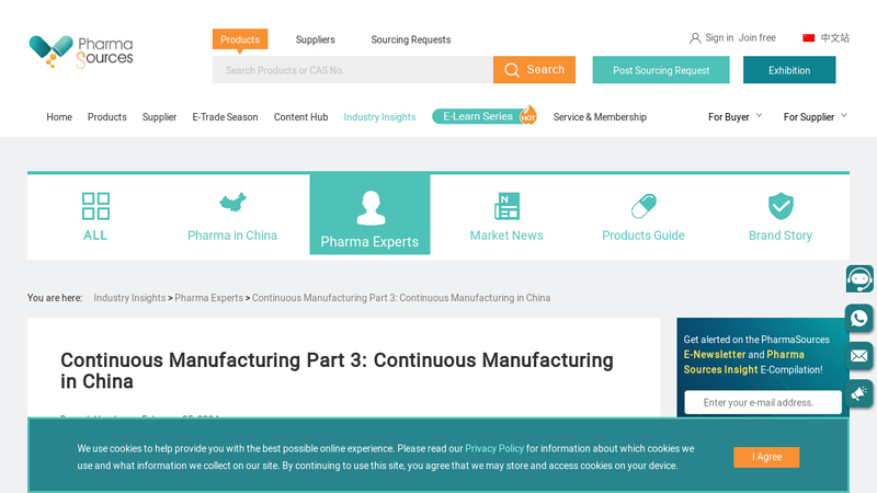 Image of Continuous Manufacturing Part 3: Continuous Manufacturing in China