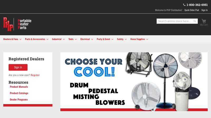 PHP | Portable Heater Parts - Your destination for all things heaters and rentals