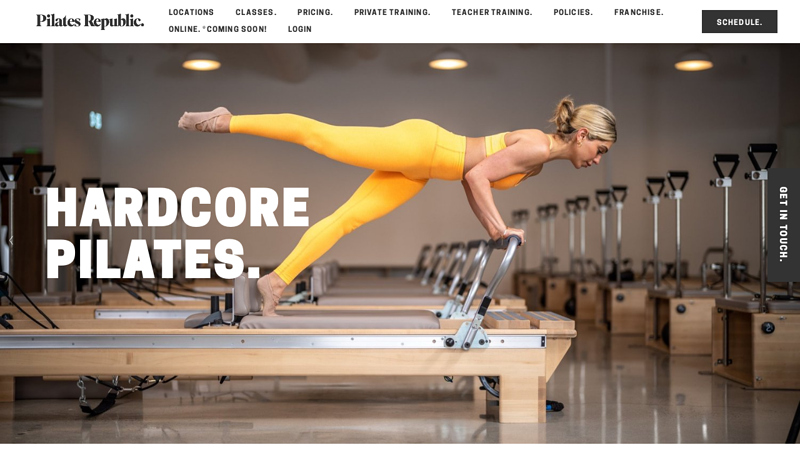 Hardcore Reformer Pilates | Founded in San Diego CA