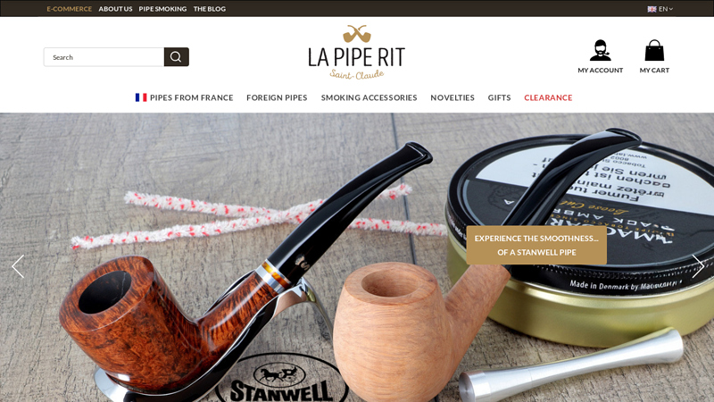 The french pipe shop in Saint Claude - La Pipe Rit