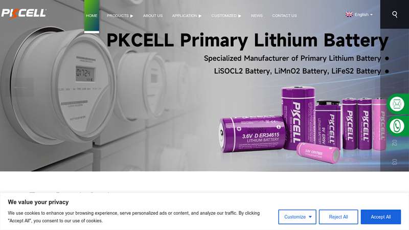 Battery Manufacturers, Suppliers, Exporters - Shenzhen Pkcell Battery Co., Ltd.