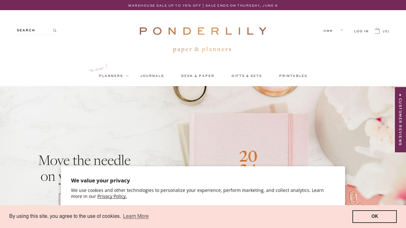 Ponderlily | Eco-friendly planners, notebooks & journals