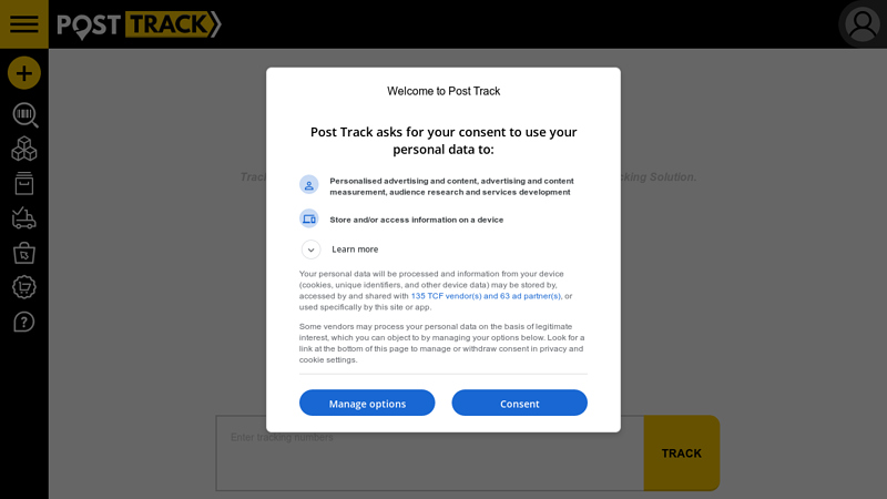 PostTrack.com - Universal Parcel Tracker & Manager