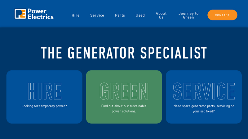 Power Electrics - Diesel Generator Hire, Service & Parts